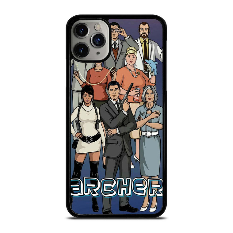 ARCHER CARTOON ALL CAST iPhone 11 Pro Max Case Cover