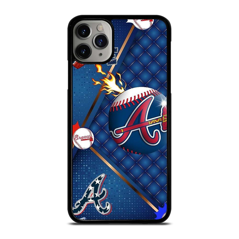 ATLANTA BRAVES LOVE BASEBALL iPhone 11 Pro Max Case Cover
