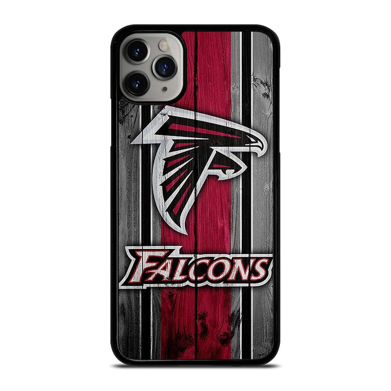 ATLANTA FALCONS WOODEN LOGO iPhone 11 Pro Max Case Cover