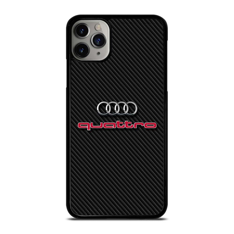 AUDI QUATTRO CARBON LOGO iPhone 11 Pro Max Case Cover