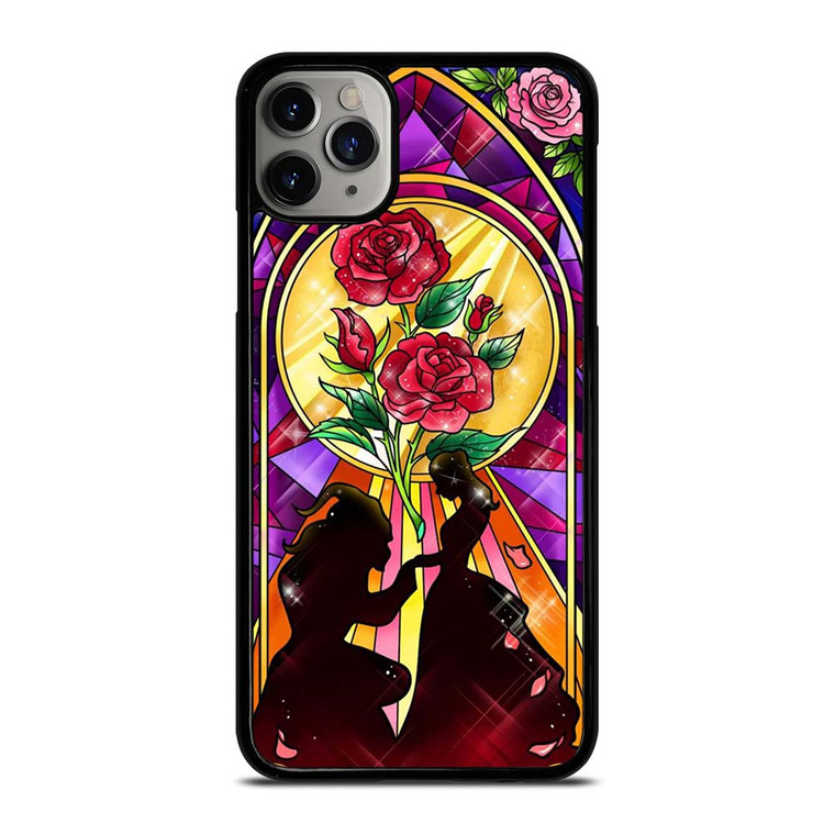 BEAUTY AND THE BEAST ROSE FLAWER iPhone 11 Pro Max Case Cover