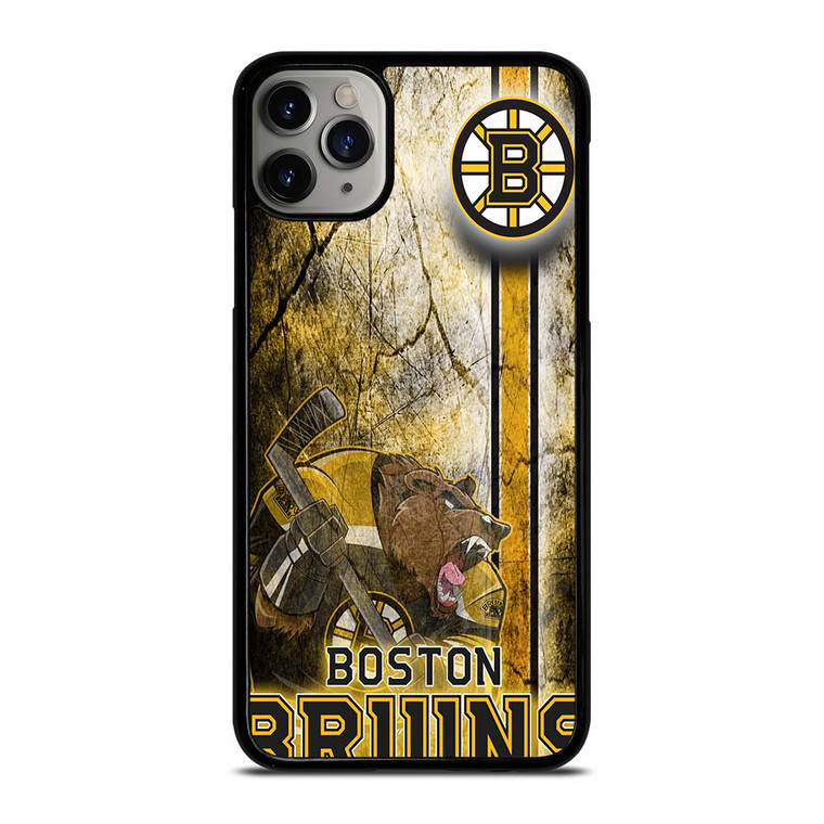 BOSTON BRUINS HOCKEY TEAM LOGO iPhone 11 Pro Max Case Cover