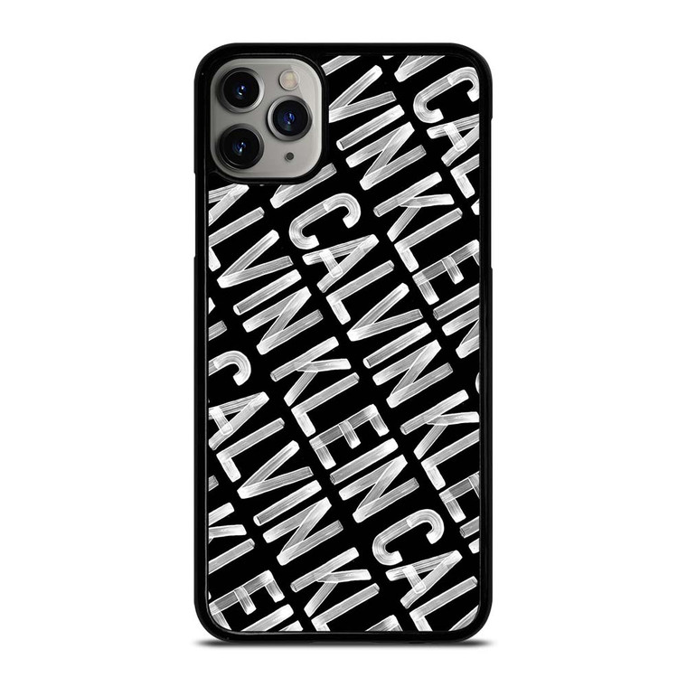 CALVIN KLEIN LOGO PATTERN iPhone 11 Pro Max Case Cover