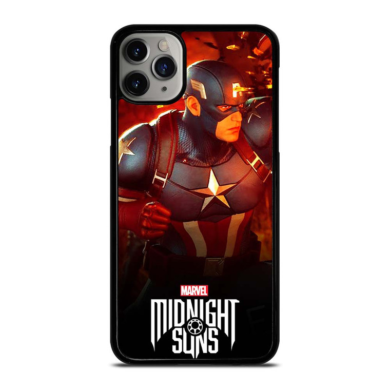 CAPTAIN AMERICA MARVEL MIDNIGHT SUNS iPhone 11 Pro Max Case Cover