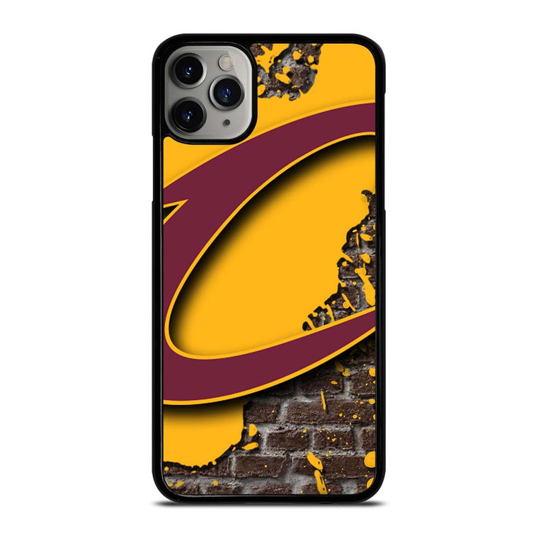 CLEVELAND CAVALIERS WALL SPLASH iPhone 11 Pro Max Case Cover