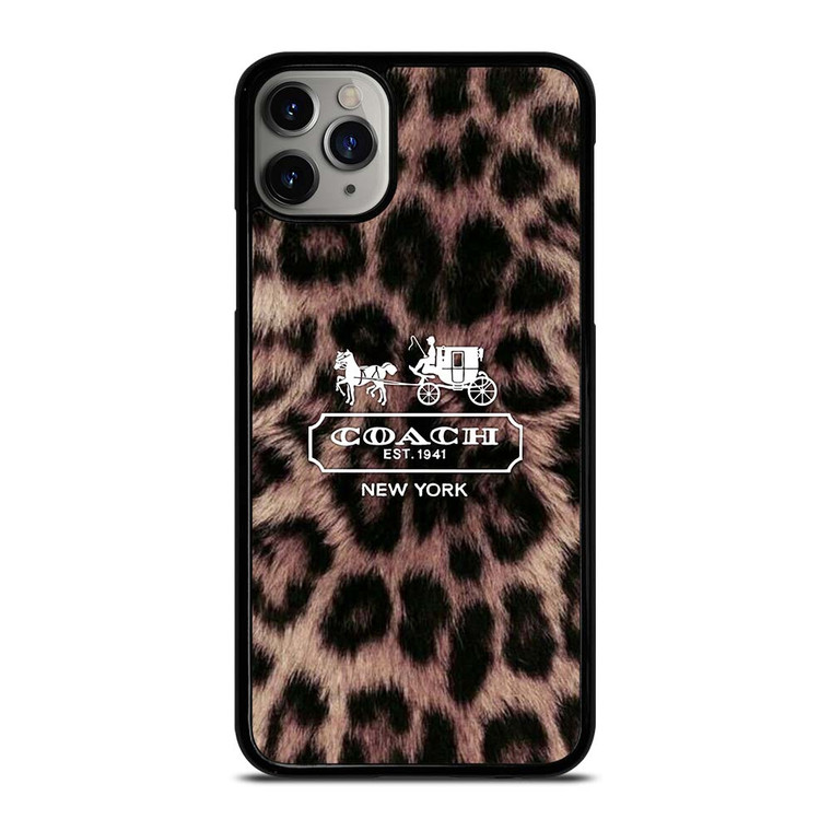 COACH NEW YORK LEOPARD iPhone 11 Pro Max Case Cover