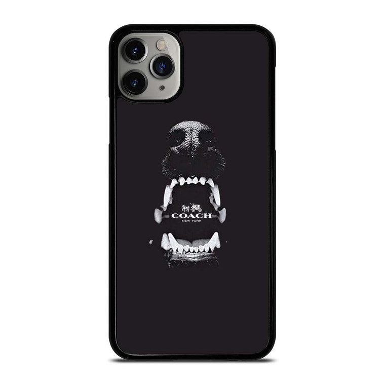 COACH NEW YORK LOGO DOG iPhone 11 Pro Max Case Cover