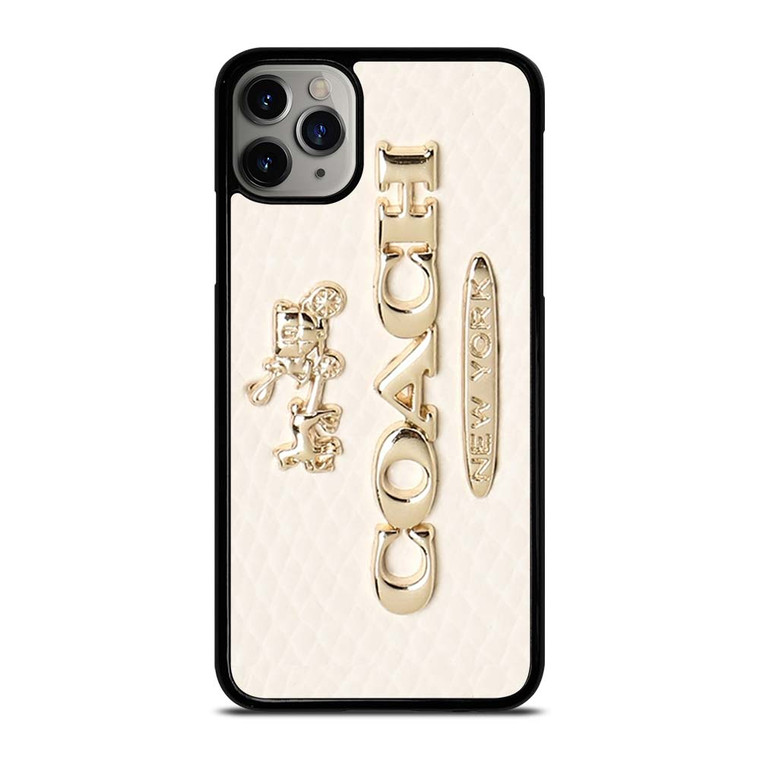 COACH PINK PATTERN MATE iPhone 11 Pro Max Case Cover