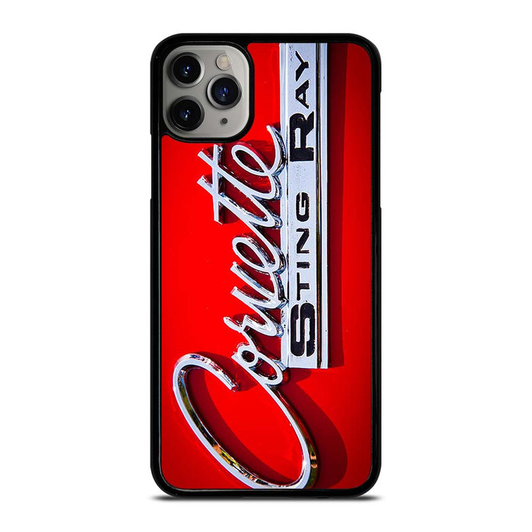 CORVETTE STINGRAY RED EMBLEM iPhone 11 Pro Max Case Cover