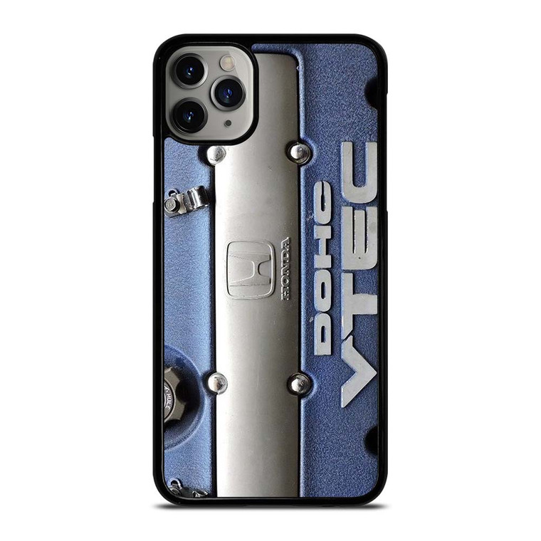 DOHC VTEC HONDA ENGINE BLUE iPhone 11 Pro Max Case Cover