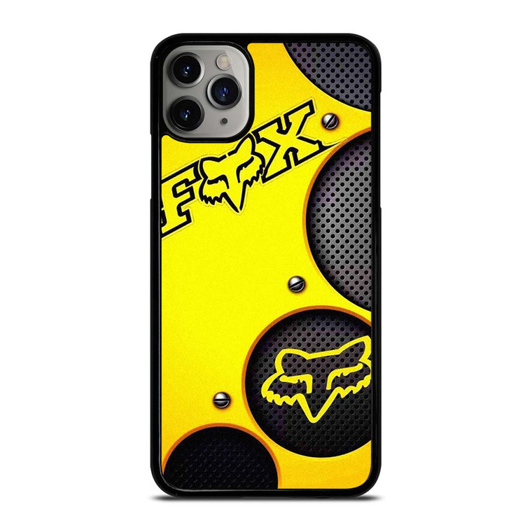 FOX RACING YELLOW METAL iPhone 11 Pro Max Case Cover
