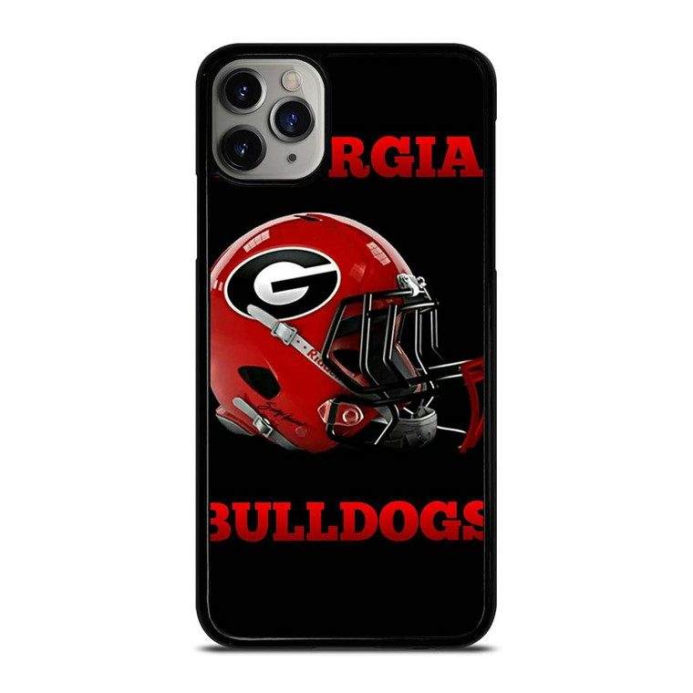 GEORGIA BULLDOGS FOOTBALL HELMET iPhone 11 Pro Max Case Cover