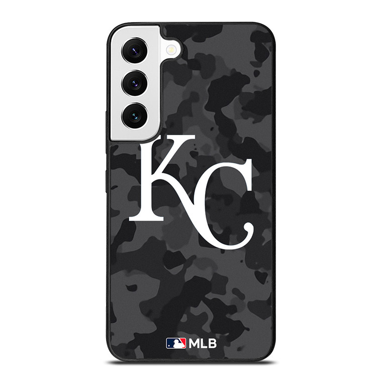 KANSAS CITY ROYALS BASEBALL BLACK CAMO Samsung Galaxy S22 Case Cover