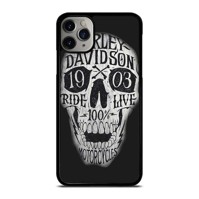 HARLEY DAVIDSON 1903 SKULL iPhone 11 Pro Max Case Cover
