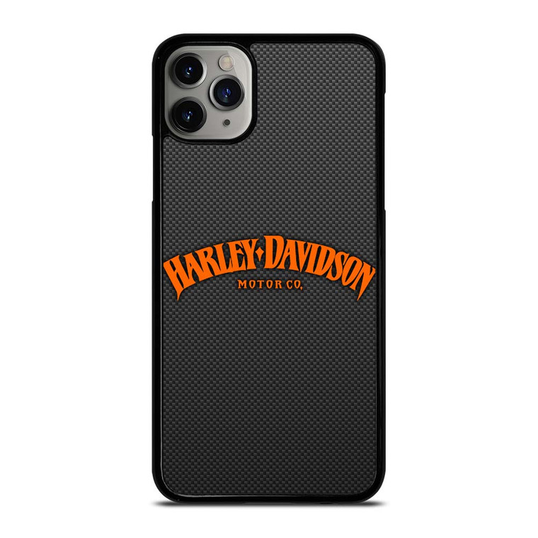 HARLEY DAVIDSON MOTOR CO CARBON iPhone 11 Pro Max Case Cover