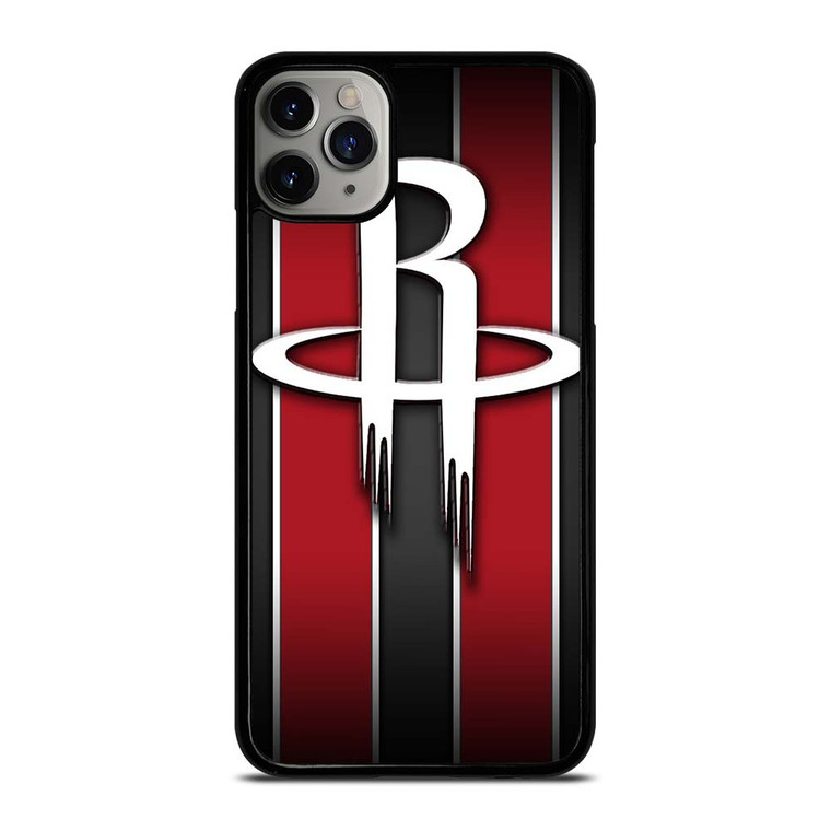 HOUSTON ROCKETS DOUBLE STRIPE iPhone 11 Pro Max Case Cover