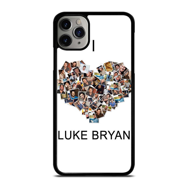 I LOVE LUKE BRYAN COLLAGE iPhone 11 Pro Max Case Cover