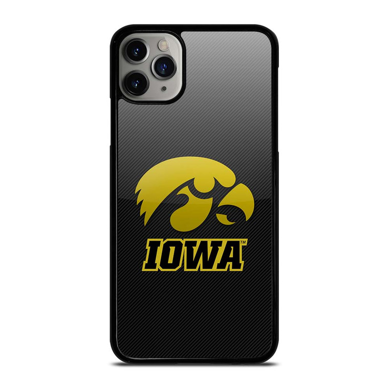 IOWA HAWKEYES CARBON iPhone 11 Pro Max Case Cover