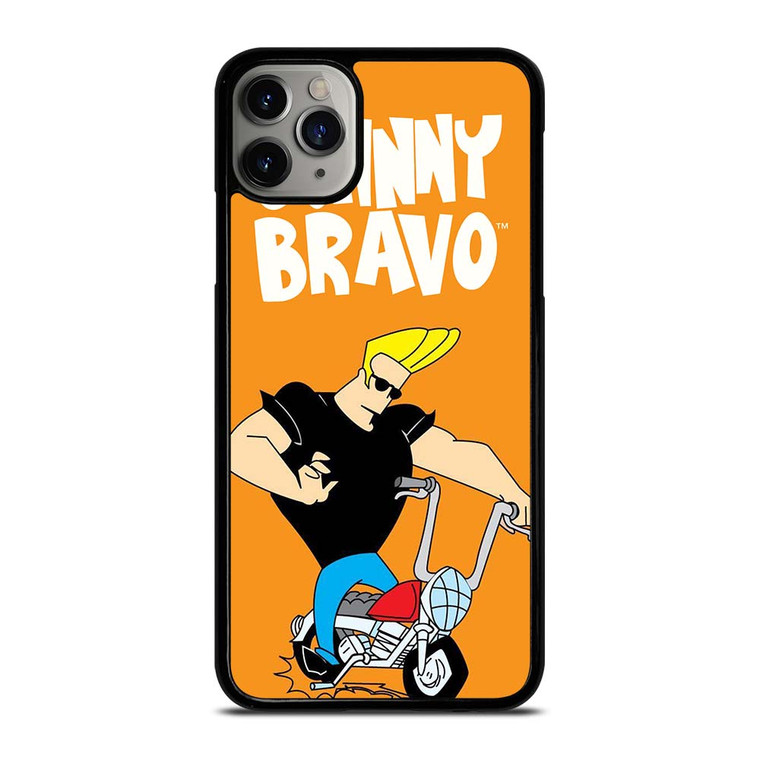 JOHNNY BRAVO CARTOON RIDING BIKE iPhone 11 Pro Max Case Cover