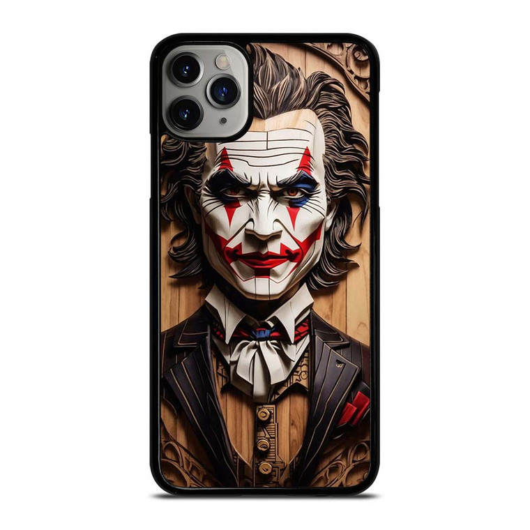 JOKER FACE WOOD iPhone 11 Pro Max Case Cover