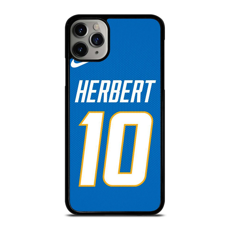 JUSTIN HERBERT LOS ANGELES CHARGERS NFL iPhone 11 Pro Max Case Cover