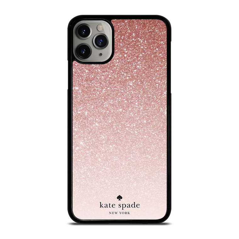 KATE SPADE NEW YORK ROSE WHITE GLITTER iPhone 11 Pro Max Case Cover