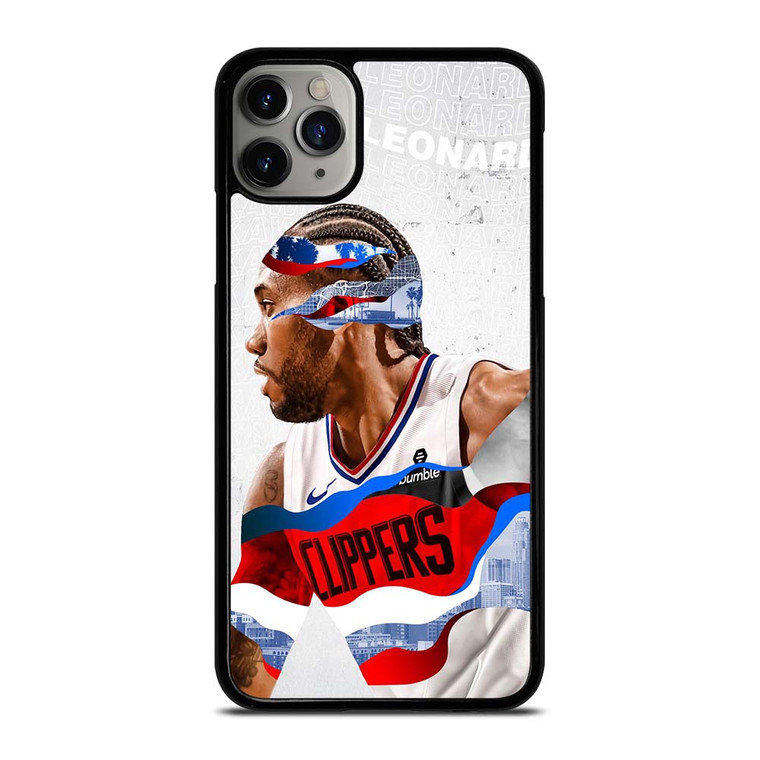 KAWHI LEONARD LOS ANGELES CLIPPERS iPhone 11 Pro Max Case Cover