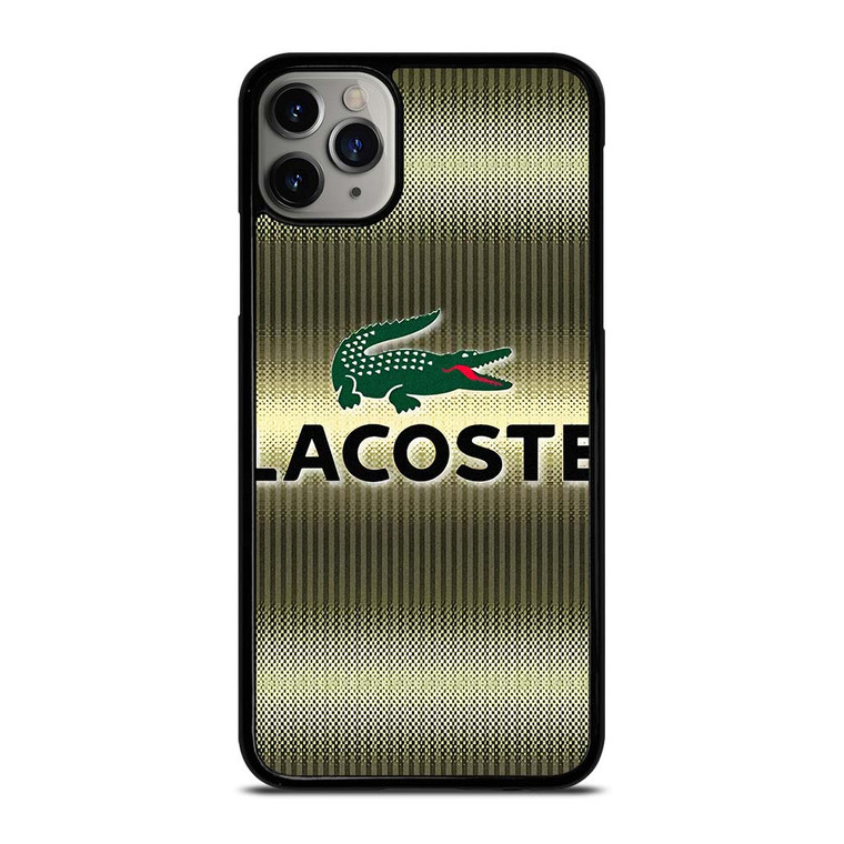 LACOSTE GOLD EMBLEM iPhone 11 Pro Max Case Cover