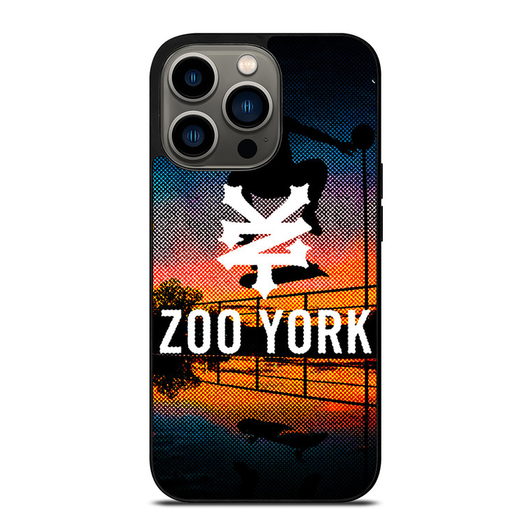 ZOO YORK SKATEBOARD SUNSET SKY iPhone 13 Pro Case Cover