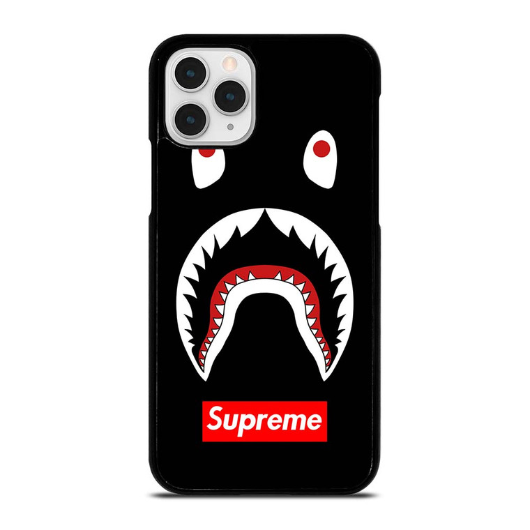 BAPE CAMO SHARK SUPREME BLACK iPhone 11 Pro Case Cover