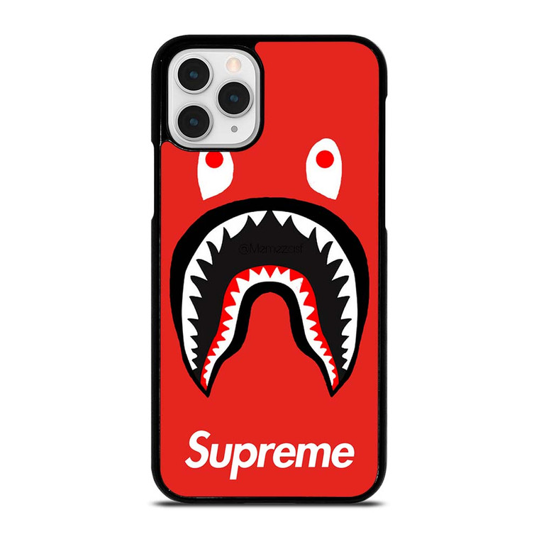 BAPE SHARK SUPREME RED iPhone 11 Pro Case Cover BAPE SHARK SUPREME RED iPhone 11 Pro Case Cover
