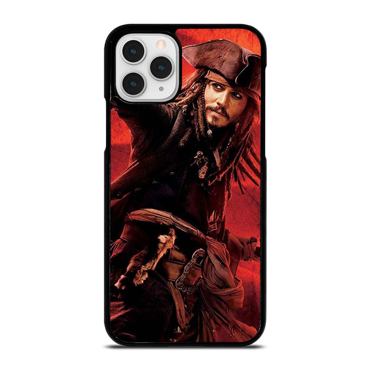 CAPTAIN JACK PIRATES OF THE CARIBBEAN POSTER iPhone 11 Pro Case Cover
