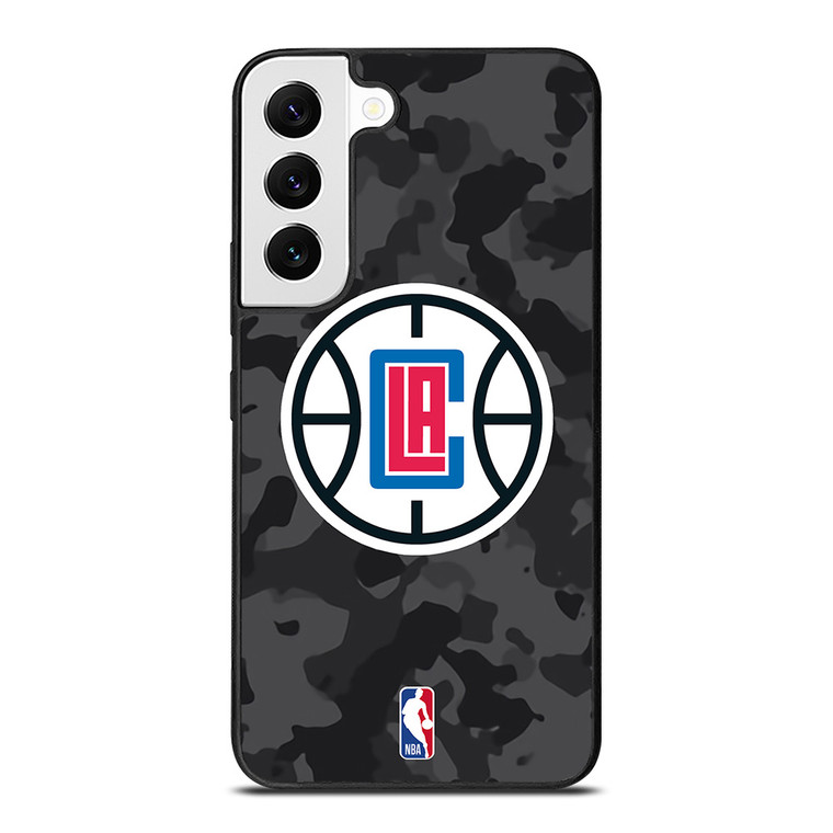 LOS ANGELES CLIPPERS BLACK CAMO Samsung Galaxy S22 Case Cover