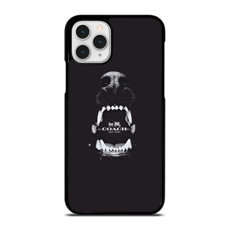 COACH NEW YORK LOGO DOG iPhone 11 Pro Case Cover