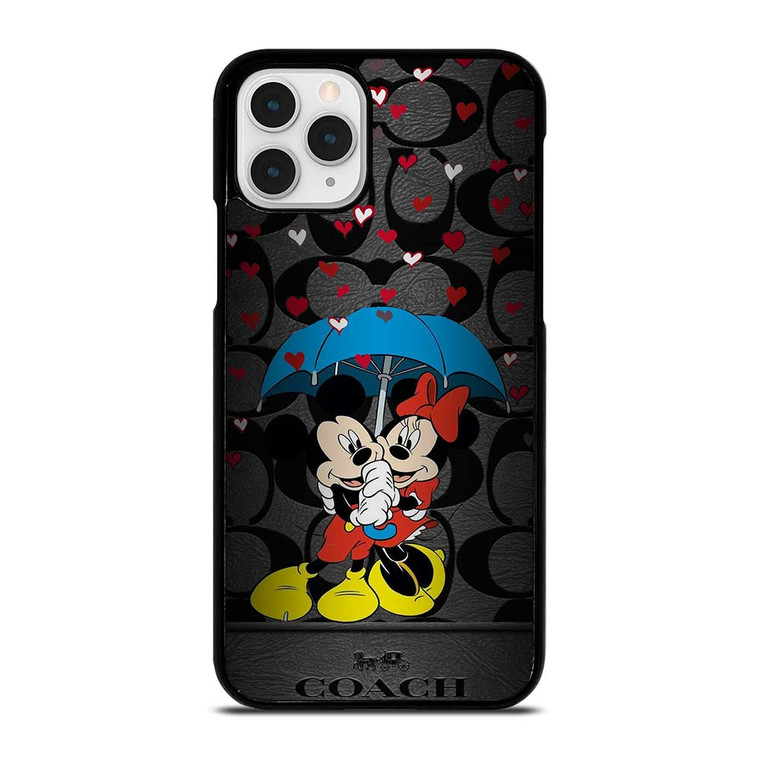 COACH NEW YORK MICKEY MINNIE MOUSE UMBRELLA iPhone 11 Pro Case Cover