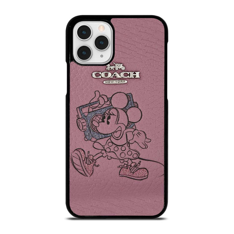 COACH NEW YORK PINK MICKEY MOUSE iPhone 11 Pro Case Cover