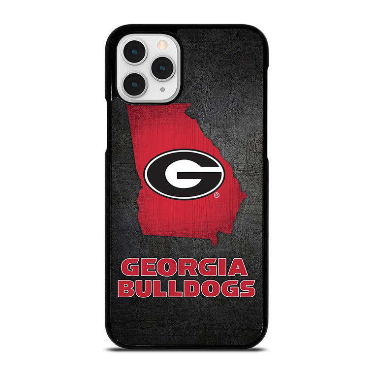 GEORGIA BULLDOGS SYMBOL METAL iPhone 11 Pro Case Cover