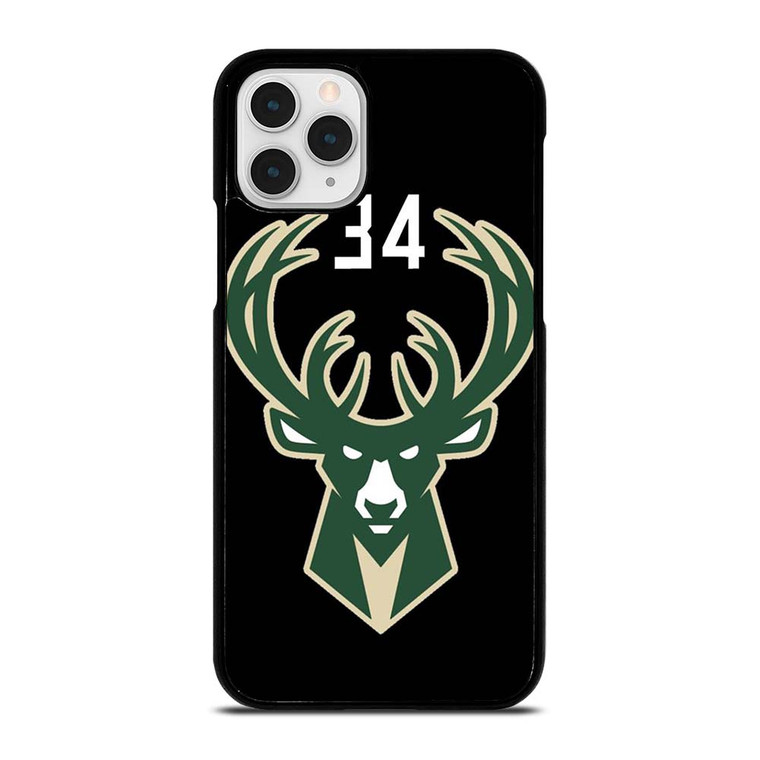 GIANNIS ANTETOKOUNMPO MILWAUKEE BUCKS LOGO iPhone 11 Pro Case Cover