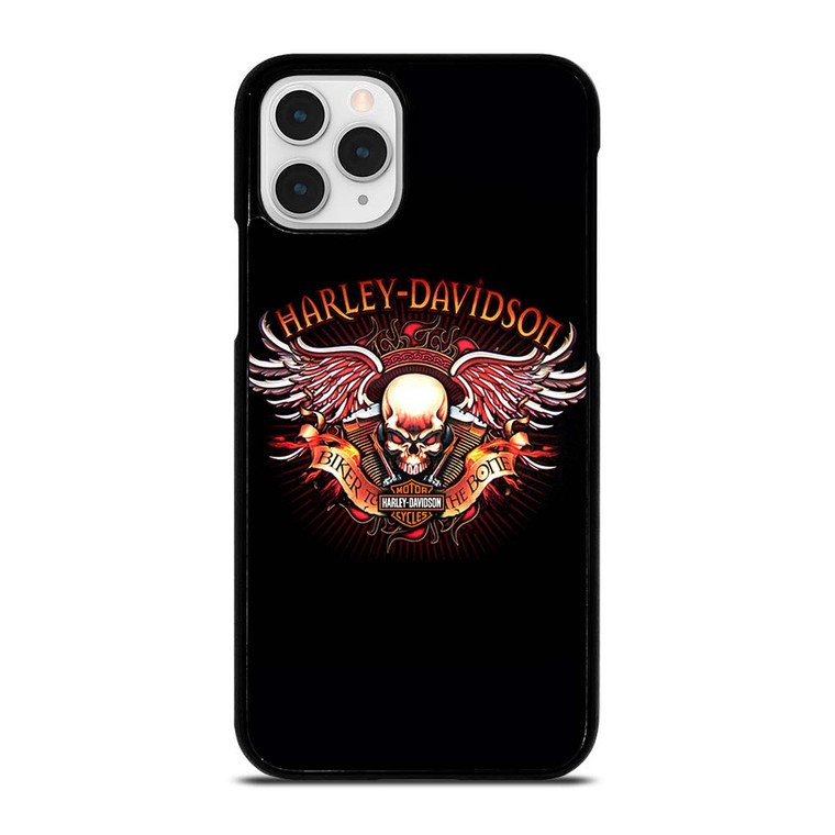 HARLEY DAVIDSON WING SKULL LOGO iPhone 11 Pro Case Cover
