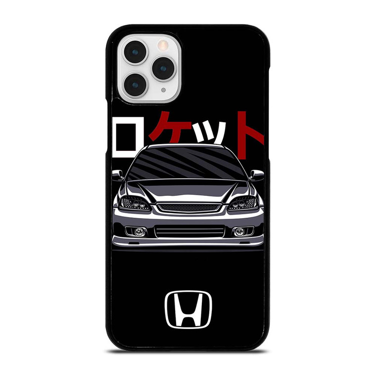 HONDA CIVIC RETRO DRAWING iPhone 11 Pro Case Cover