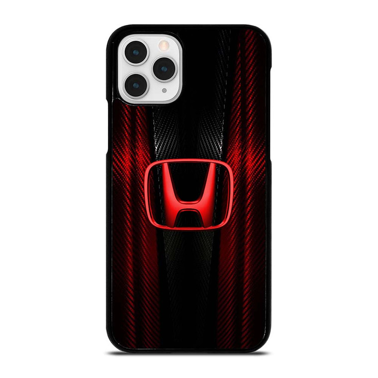 HONDA LOGO RED CARBON iPhone 11 Pro Case Cover