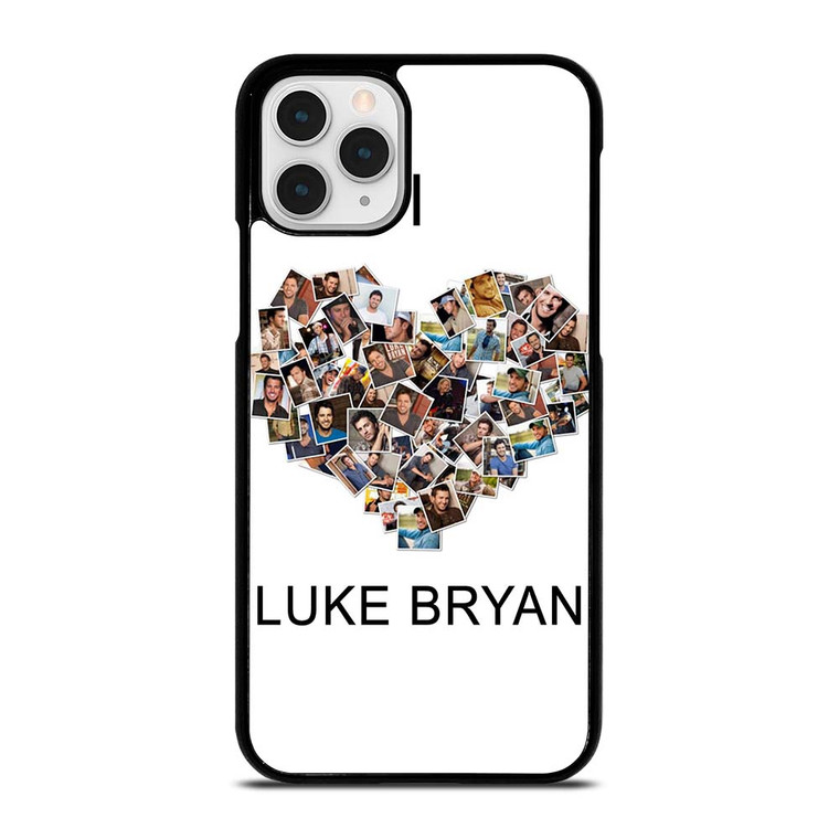 I LOVE LUKE BRYAN COLLAGE iPhone 11 Pro Case Cover