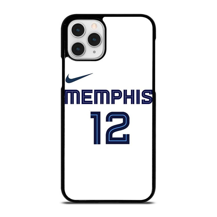 JA MORANT MEMPHIS GRIZZLIES WHITE iPhone 11 Pro Case Cover