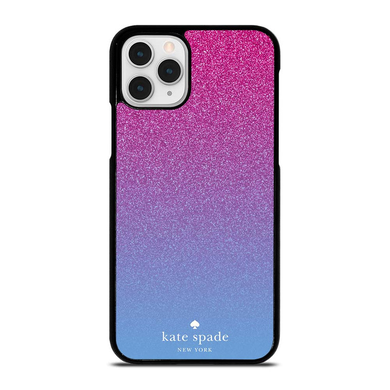 KATE SPADE NEW YORK PINK BLUE GLITTER iPhone 11 Pro Case Cover