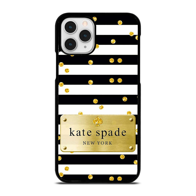 KATE SPADE POLKADOTS GOLD iPhone 11 Pro Case Cover