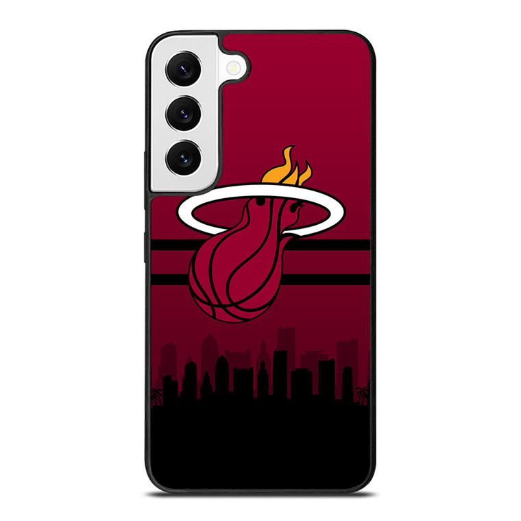 MIAMI HEATS NBA SKYLINE Samsung Galaxy S22 Case Cover