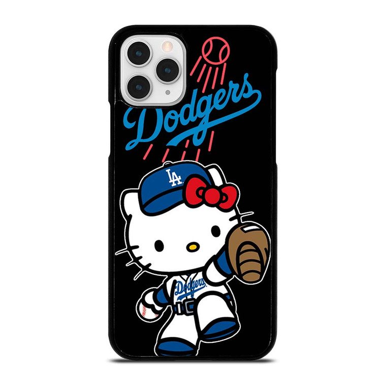 LA DODGERS HELLO KITTY BASEBALL iPhone 11 Pro Case Cover