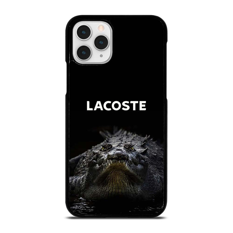 LACOSTE CROCODILE BLACK iPhone 11 Pro Case Cover