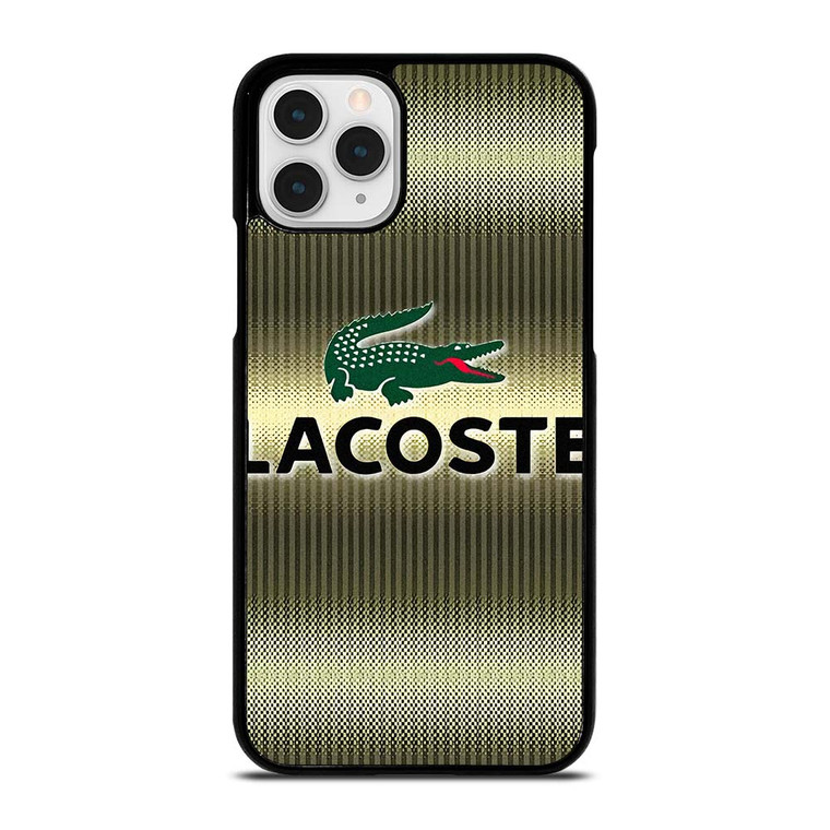 LACOSTE GOLD EMBLEM iPhone 11 Pro Case Cover