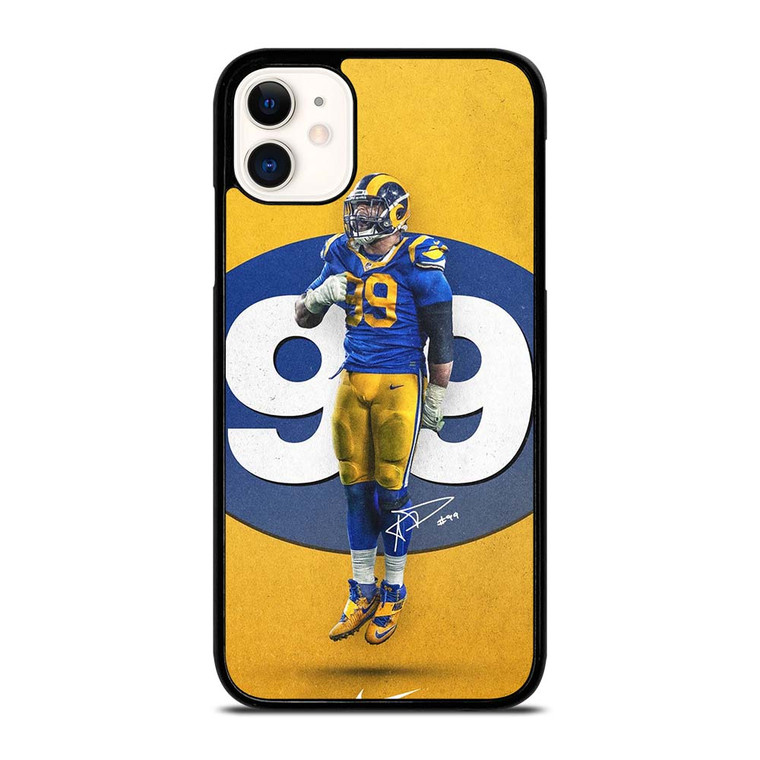 AARON DONALD 99 LOS ANGELES RAMS  iPhone 11 Case Cover